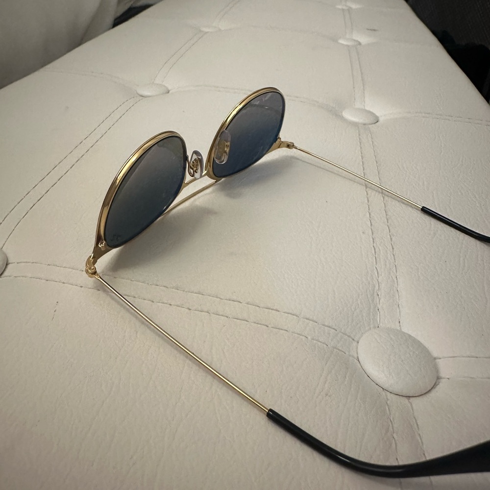 Ray-Ban Black and Gold Sunglasses - Picture 9 of 12